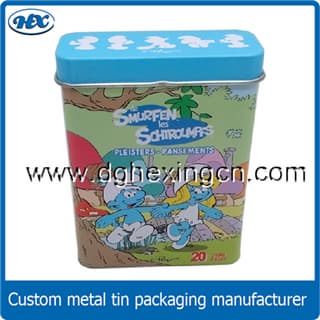 Custom bandages packaging tin box_ bandages tin box
